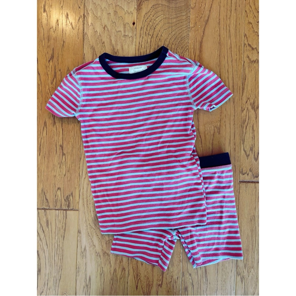 J. Crew Striped Short Sleeve Pajama Set